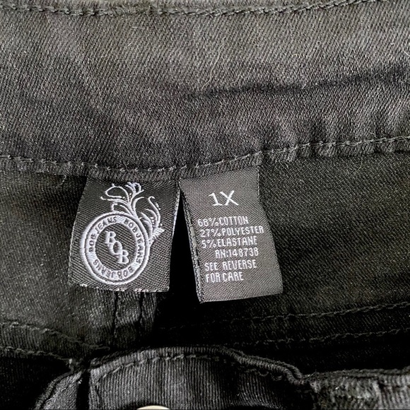 NWT Bobs Black High Rise Skinny Denim Stretch Jean - Picture 2 of 8